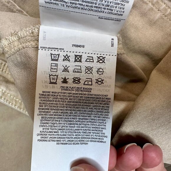 Mango Catherin High-Rise Culotte Wide Leg Raw Hem Jeans 16 - Picture 16 of 16